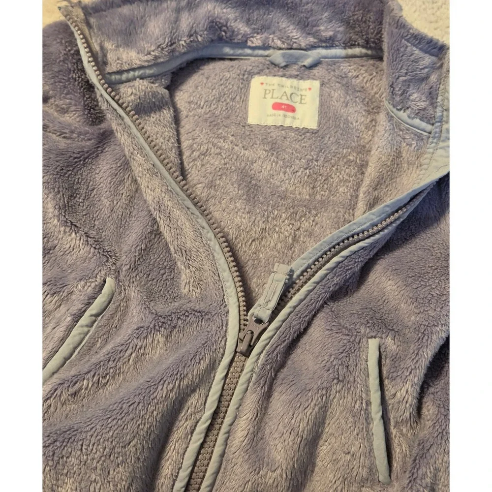 The Children's Place Full Zip Up Jacket Youth Size 4T Purple